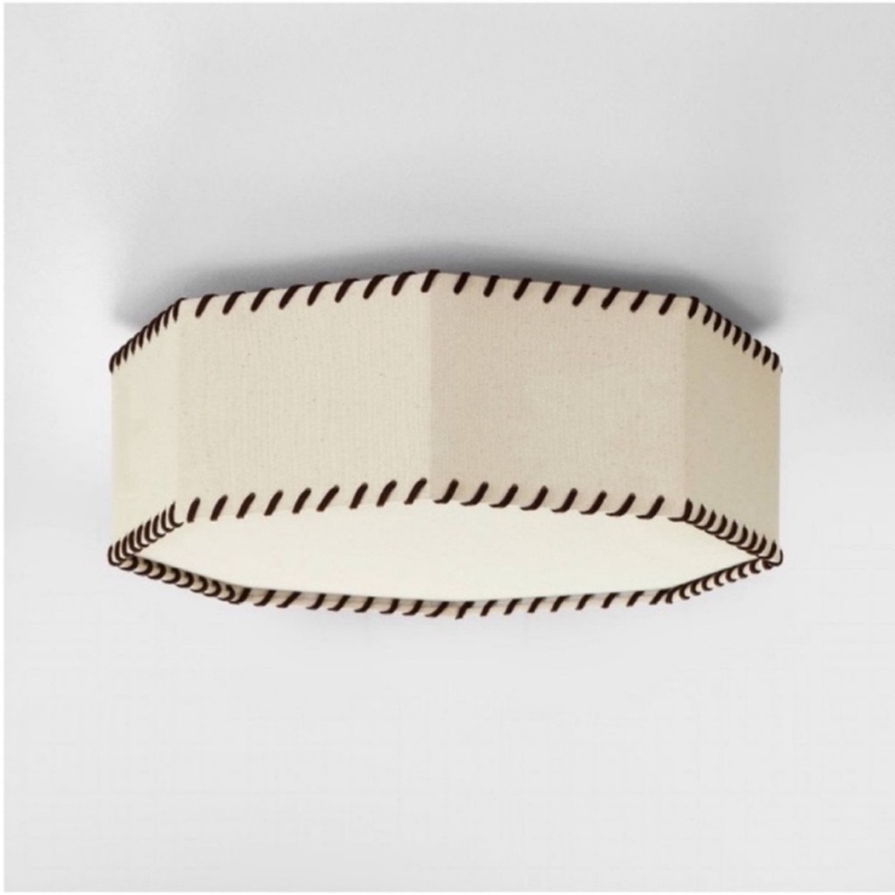 Whipstitch Flush Mount - Threshold designed with Studio McGee Target BRAND NEW